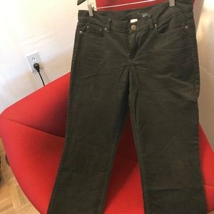 Jcrew black cord pant